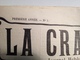 La CRAVACHE ROUGE , 1904, Journal Hebdomadaire, Politique, Satirique, Et Humoristique N° 3 - Autres & Non Classés