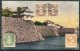 1921 Japan Osaka Castle Postcard - Hotel Bristol, Viareggio, Italy - Covers & Documents