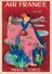 Air France Paris-Tokio 1952 - Postcard Reproduction - Publicité