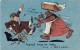 Black Americana Image, 'Please Hold My Mail Till I Return' Humor Zim Artist Signed, C1900s Vintage Postcard - Black Americana