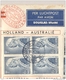 Nederlands Indië - 1934 - MacRobertson, Speciale SCVT Envelop (tuberculose) Batavia- Amsterdam- Melbourne - Niet 100% - Nederlands-Indië