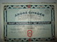 Part Bénéficiaire Au Porteur Société Anonyme André Citroen - 1927 - Automobile