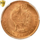 Monnaie, Cameroun, 50 Centimes, 1943, Pretoria, PCGS, MS66RD, FDC, Bronze, KM:6 - Kameroen