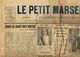 ** JOURNAL ** LE PETIT MARSEILLAIS ** 2ème ÉDITION DU ** JEUDI 12 AVRIL 1934 ** - Le Petit Marseillais