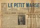 ** JOURNAL ** LE PETIT MARSEILLAIS ** 2ème ÉDITION DU ** LUNDI 11 MAI 1931 ** - Le Petit Marseillais