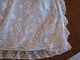 8 - Cape De Baptème Ancienne, Broderie Sur Tulle - 1900-1940