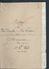 DAMPMART 1869 ACTE DE PARTAGE ENTRE BOURETTE À LECART 4 PAGES : - Manuscripts