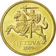 Monnaie, Lithuania, 10 Centu, 2009, TTB+, Nickel-brass, KM:106 - Lituania