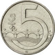 Monnaie, République Tchèque, 5 Korun, 2008, TTB, Nickel Plated Steel, KM:8 - Tchéquie