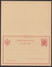 Kingdom Of Serbia 1895 Correspondence Card With Paid Reply - Serbie
