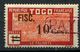 TOGO TIMBRE FISCAL N°78 - Used Stamps