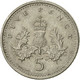 Monnaie, Grande-Bretagne, Elizabeth II, 5 Pence, 1990, TTB, Copper-nickel - 5 Pence & 5 New Pence
