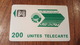 TELECARTE DJIBOUTI  100 ET 200 UT UTILISEE BON ETAT - Gibuti