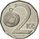 Monnaie, République Tchèque, 2 Koruny, 1993, TB+, Nickel Plated Steel, KM:9 - Tchéquie