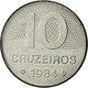 Monnaie, Brésil, 10 Cruzeiros, 1984, TTB, Stainless Steel, KM:592.1 - Brésil