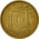 Monnaie, Finlande, 10 Pennia, 1971, TTB, Aluminum-Bronze, KM:46 - Finlande