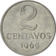 Monnaie, Brésil, 2 Centavos, 1969, TB+, Stainless Steel, KM:576.2 - Brésil