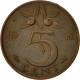 Monnaie, Pays-Bas, Wilhelmina I, 5 Cents, 1948, TTB, Bronze, KM:176 - 5 Cent
