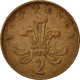 Monnaie, Grande-Bretagne, Elizabeth II, 2 Pence, 1989, TB+, Bronze, KM:936 - 2 Pence & 2 New Pence