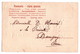 F05 - Carte Gaufrée Avec Un Prénom Et Une Rose En Tissus - - Altri & Non Classificati
