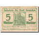 Billet, Autriche, Gmunden, 5 Heller, Batiment, 1920, 1920-01-03, B+ - Austria