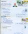 Kazakhstan.Four Envelopes Past The Mail. One Envelope Registered. - Kazakhstan