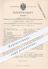 Original Patent - G. Adolf Hardt , Köln / Rhein , 1884 , Per Regulator Verschiebbarer Exzentermuff | Dampfmaschine !!! - Historische Dokumente