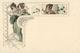 Jugendstil Frauen  Künstlerkarte I-II Art Nouveau Femmes - Zonder Classificatie