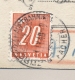 Schweiz - 1948 - 20 Cent Portomarke On Taxed Postcard From Egypt To Zürich - Strafportzegels