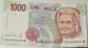 BANCONOTA   - ITALIA - 1000 LIRE  – MONTESSORI  – SERIE PG – 03/10/1990 - (Q) - 1000 Lire