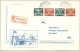 Nederland - 1946 - Trajectpost Naar Glasgow Met 1e KLM Flight Amsterdam - New York - Curacao  - Special Card - Brieven En Documenten