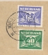 Nederland - 1946 - Trajectpost Naar New York Met 1e KLM Flight Amsterdam - New York - Curacao  - Special Card - Brieven En Documenten