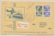Nederland - 1946 - R-card Met 1e KLM Flight Amsterdam - New York - Curacao En Terug - Special Card - Brieven En Documenten