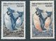 TAAF 1956 - YT N°2 Et N°3 - 50c. Et 1f. - Faune - Manchots Gorfous - NEUF** TTB Etat - Neufs