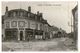 CPA 95   CHARS  1919     LE ROND POINT RUE DE GISORS  ANIMEE  MAGASIN EPICERIE MERCERIE CAFE DE LA MAIRIE - Chars