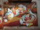 PUZZLE 60 PIECES  26 X 36 CM PINOCCHIO EN FAMILLE  JEUX NATHAN 1995 DISNEY CLASSIC - Rompecabezas