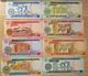 C) MOZAMBIQUE BANK NOTES 9 PC SET UNC DIFFERENT YEARS - Mozambique