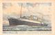 07194 "HOLLAND-AMERICA LINE - FLAGSHIP T.S.S. NIEUW AMSTERDAM - 36.667 BR. REG. TONS" CART. NON SPED - Banques