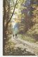 K2. Real Photo Postcard By Gailitis Latvia Liesma Annele Annelle Path Trail In Tervete Forest Nature Park Children Dog - Latvia