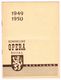 PROGRAMMA OPERA GENT 1949/1950  OPERETTE  PAGANINI - Programmes