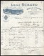 FACTURE OU LETTRE ANCIENNE DE PARIS- 1903-  CHIFFONS ET PAPIERS- BELLE ILLUSTRATION- USINE AVEC ANIMATION- 2 SCANS- - Other & Unclassified