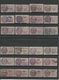 Delcampe - FRANCE/MONACO - BELLE COLLECTION DE TIMBRES FISCAUX/DIMENSION/QUITTANCES AVEC PAIRES/BANDE DE 5 - VOIR SCANNS - Other & Unclassified