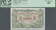 Belgium / Belgien: 5 Francs 1918, P.75b In Perfect Condition, PCGS Graded 64 Very Choice New - [ 1] …-1830 : Before Independence