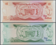 Belize: Pair With 1 Dollar 1983 P.43 And 5 Dollars 1989 P.47b In UNC (2 Pcs.) - Belize