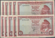 Brunei: Set With 10 Banknotes 10 Ringgit 1967, P.3 In F To VF Condition (10 Pcs.) - Brunei