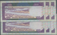 Brunei: Set Of 6 Pcs 100 Ringgit 1990 P. 17, All In Similar Condition, Used With Folds And Creases B - Brunei