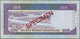 Brunei: 100 Ringgit 1989 Specimen P. 17s, Light Dint At Upper Border, Condition: AUNC. - Brunei