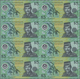 Brunei: Uncut Sheet Of 8 Pcs 5 Dollars 2006 P. In Condition: UNC. (8 Pcs Uncut) - Brunei