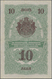 Bulgaria / Bulgarien: 10 Leva Srebro ND(1916) With Signature Chakalov & Venkov, P.17 With Vertical A - Bulgarien