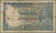 Burma / Myanmar / Birma: Rare Note Of 10 Rupees ND KGV P. 2a With Red Overprint In Center "Legal Ten - Myanmar